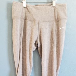 Nike dri-fit grey workout pants size s
